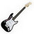Black Hello Kitty Fender Mini Squier Electric Guitar